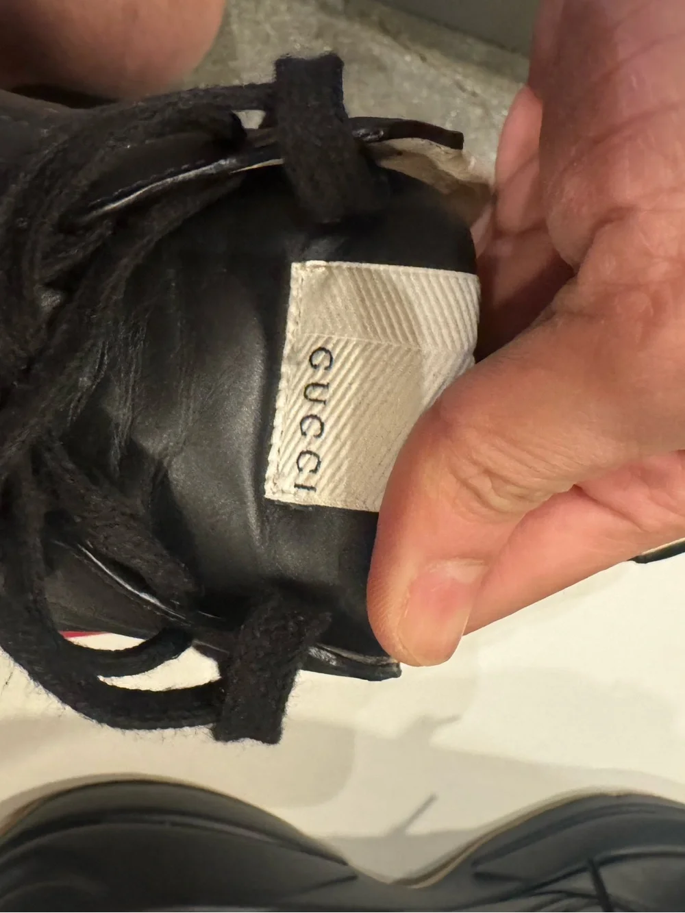 Gucci Rhyton black Web Print